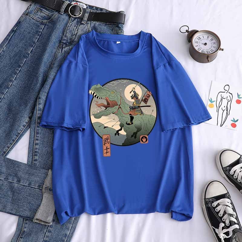 Round Neck Loose Short Sleeve T-shirt