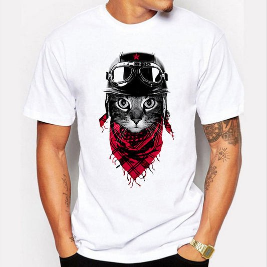 panda short sleeve printed T-shirt