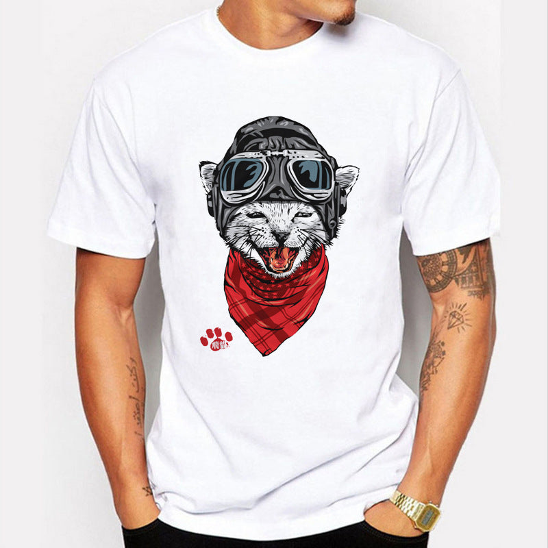 panda short sleeve printed T-shirt