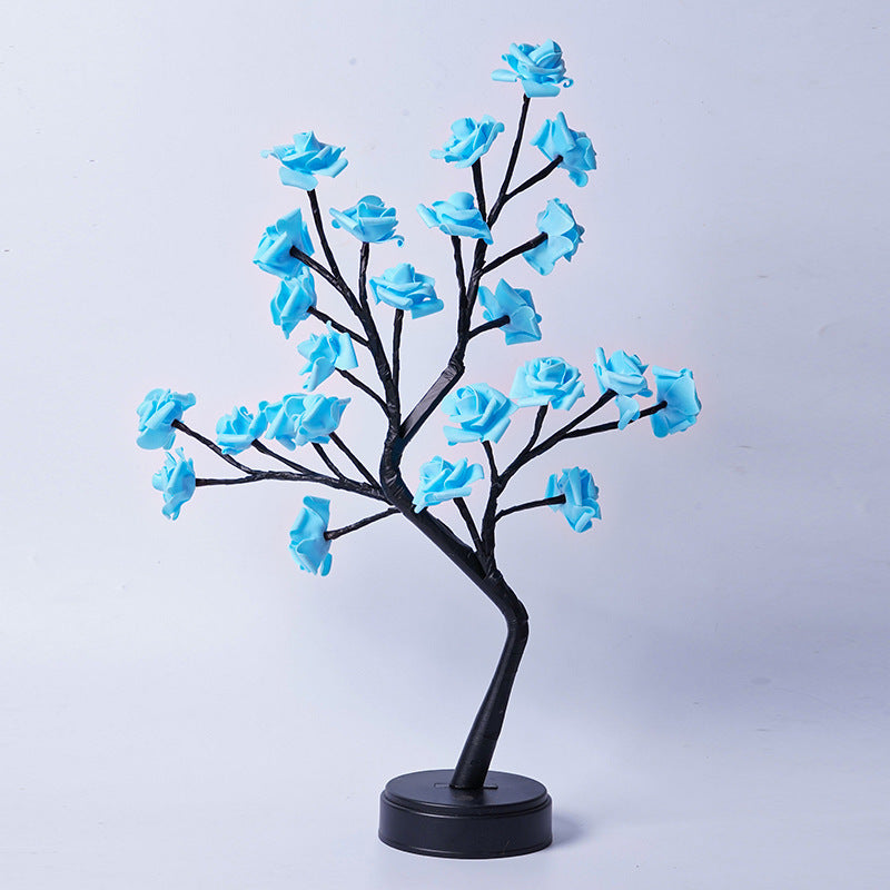 Table Lamp Flower Tree Rose Lamps