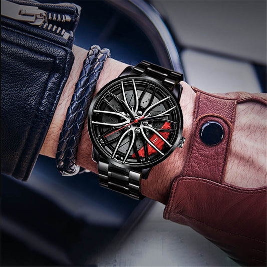 Watch Men's Vacuum Plating Wheel Style