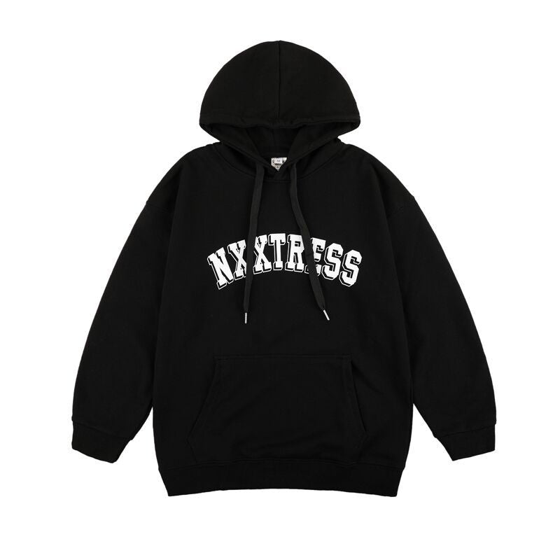 Letter Printed Hoodie Men's